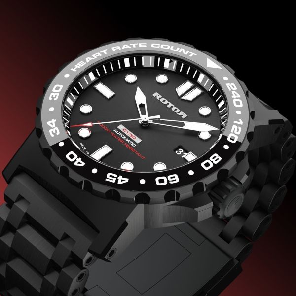 ROTOR TIBURON Armbanduhr, ETA 2824-2, Made in Germany, Stark limitiert
