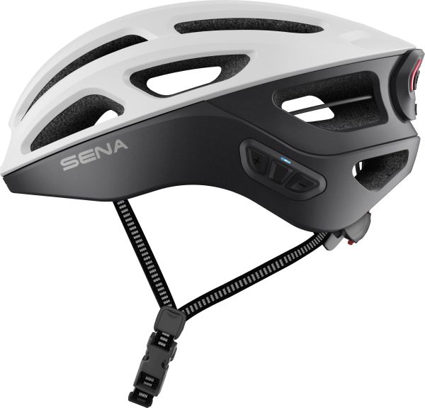 Sena Smart Cycling Helmet, R1 EVO, Matt White, Größe S