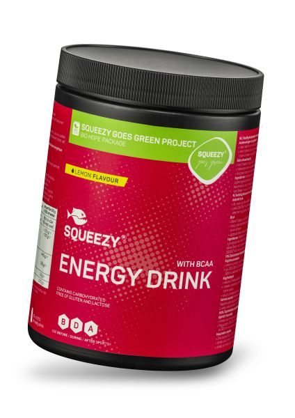 SQUEEZY ENERGY DRINK 650-g-Dose, Zitrone mit BCAA