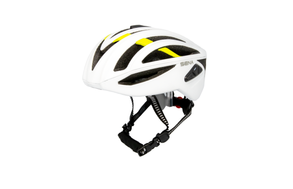 Sena R2X Rennrad Smart Helm Matt White - Größe S